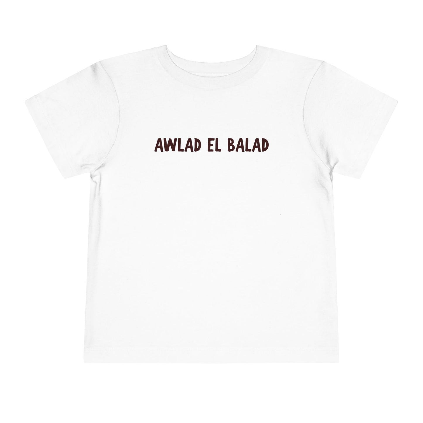'Awlad El Balad' 'Children of the Land' Toddler Tee | Arab Hyphenated™ Staple