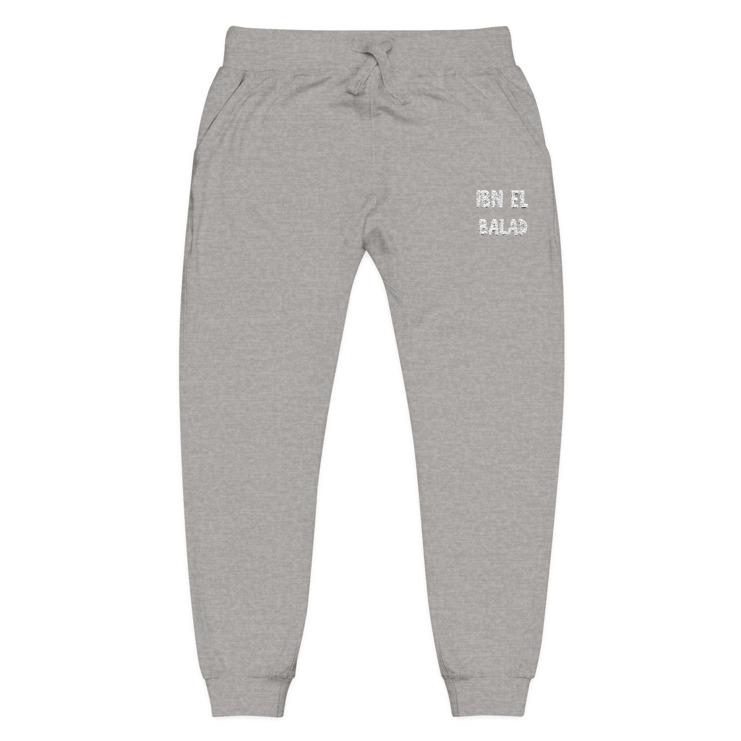 'Ibn El Balad' Fleece Embroidered Joggers | Arab Hyphenated™ Staple