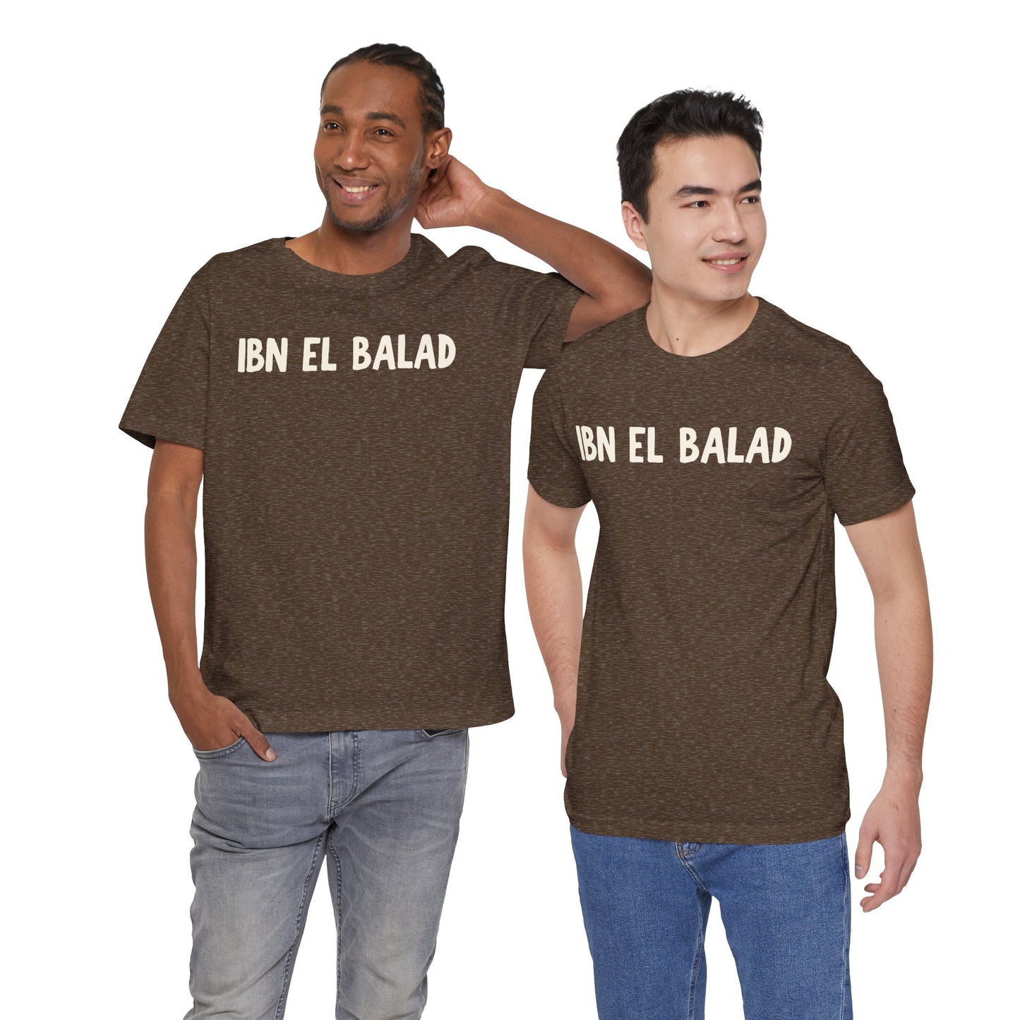 'Ibn El Balad' 'Son of the Land' Jersey Cotton Jersey Tee | Arab Hyphenated™ Staple