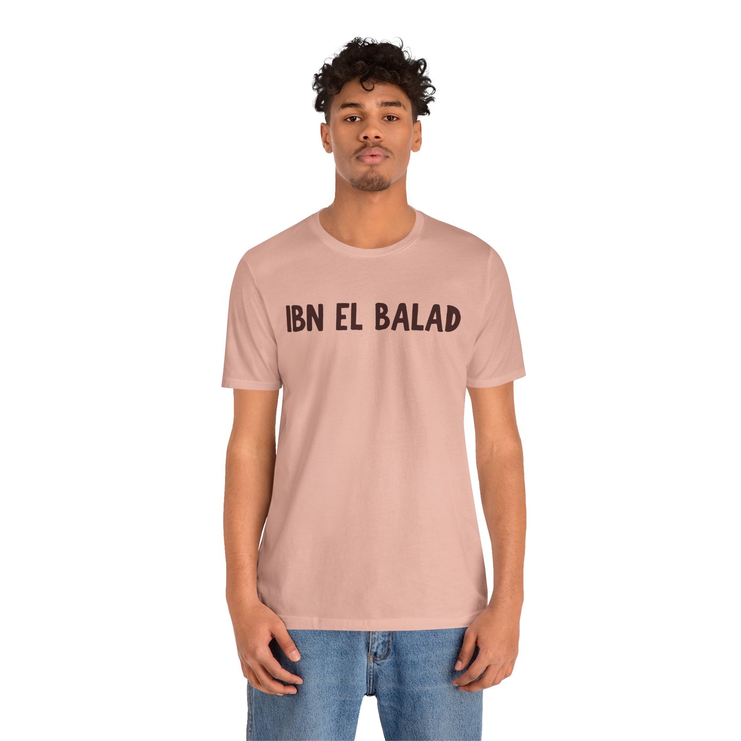 'Ibn El Balad' 'Son of the Land' Jersey Cotton Jersey Tee | Arab Hyphenated™ Staple