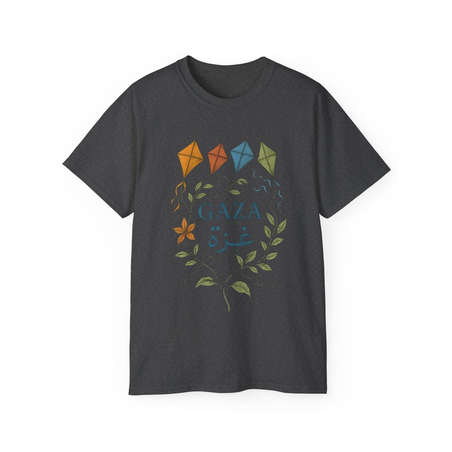 'Kites for Humanity' | Unisex Cotton Heritage Tee