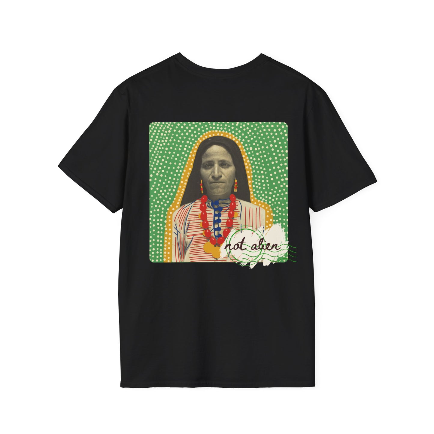 'Not Alien' Ancestor Tribute Heritage Cotton T-Shirt, Unisex | Syrian Immigrant, Ellis Island, 1926