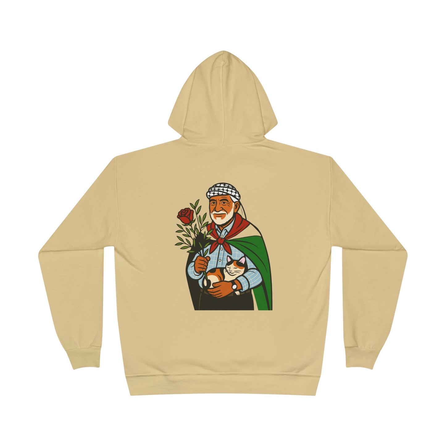 'We Remain', Palestine Ancenstoral Tribute | Eco Unisex Hoodie Sweatshirt (2 Sided Print)
