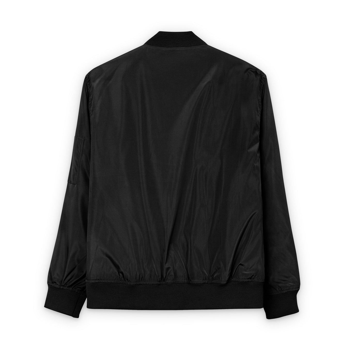Arab Hyphenated™ Minimalist Eco-Friendly Embroidered Designer Bomber Jacket