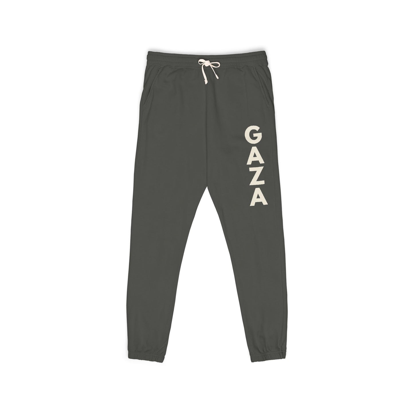 Joggers for Gaza – Unisex Cotton Fleece Sweatpants for Comfort & Solidarity