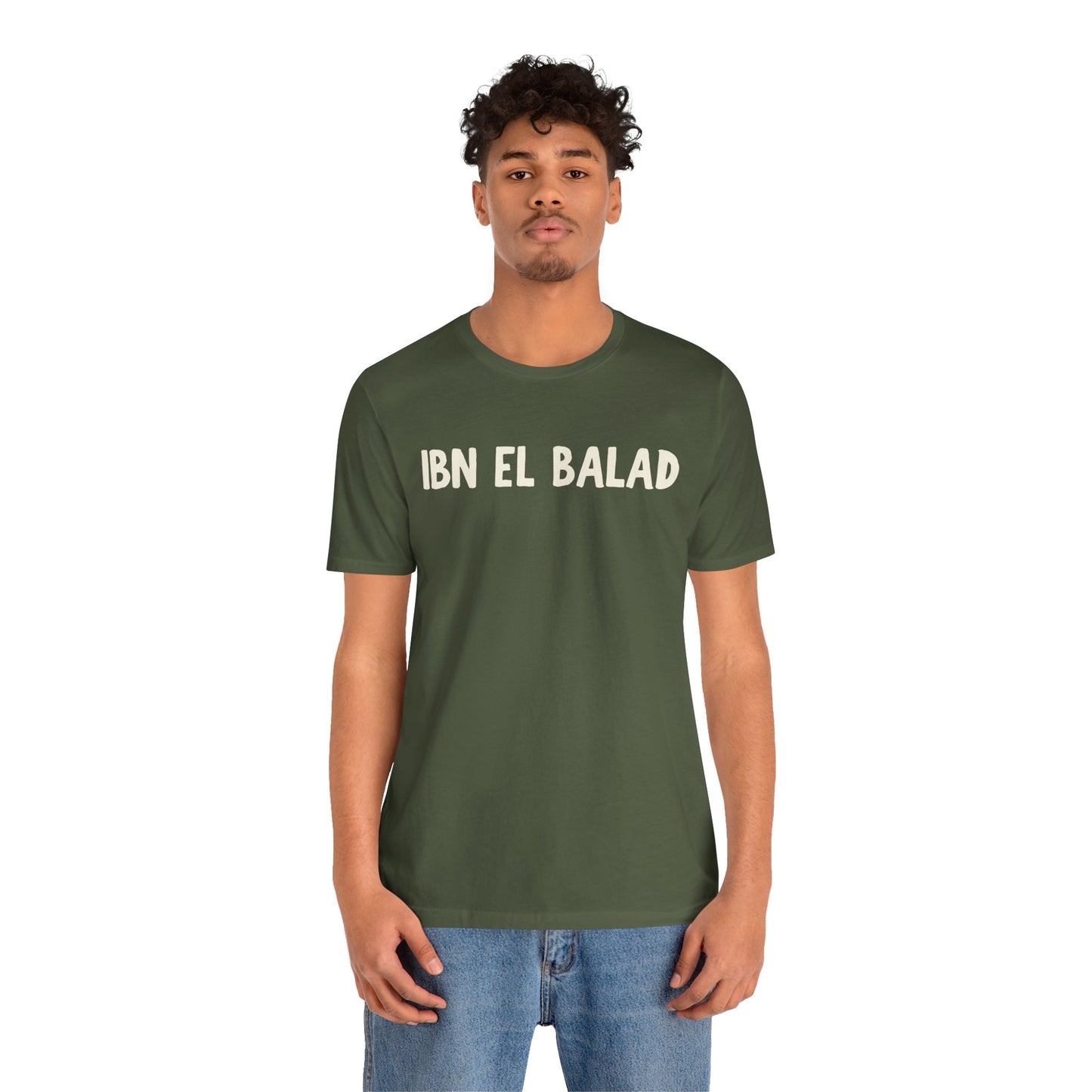 'Ibn El Balad' 'Son of the Land' Jersey Cotton Jersey Tee | Arab Hyphenated™ Staple