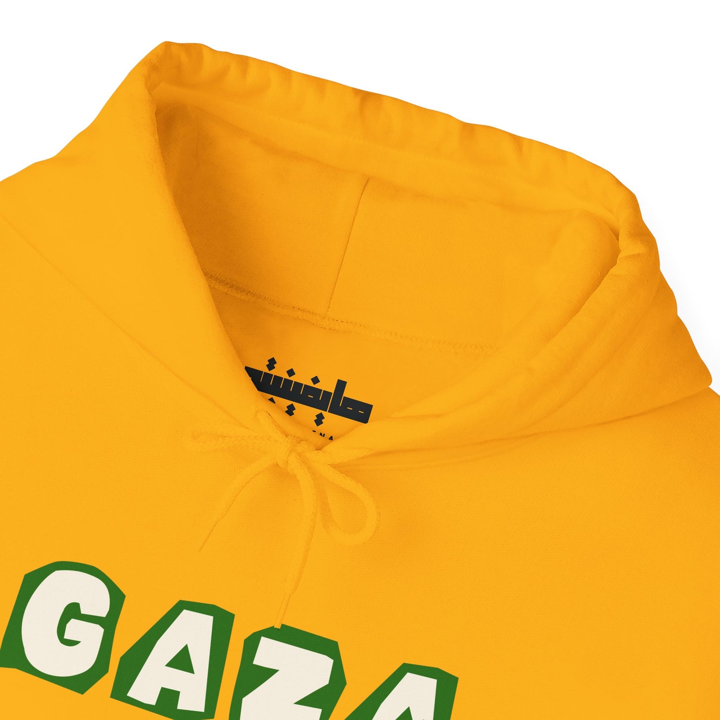 'We are Gaza' Heritage Hooded Sweatshirt (Chest & Sleeve Original Designs, Print)