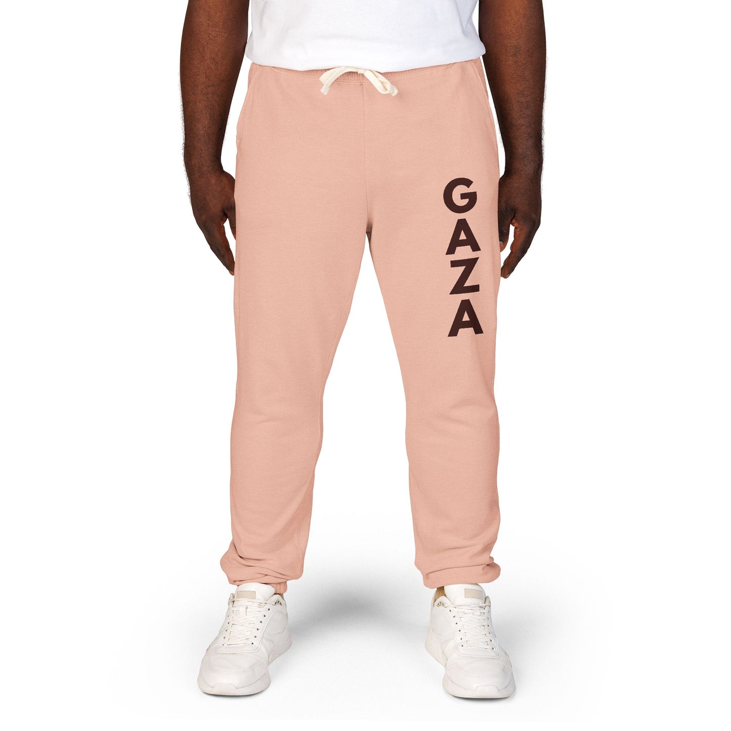 Joggers for Gaza – Unisex Cotton Fleece Sweatpants for Comfort & Solidarity