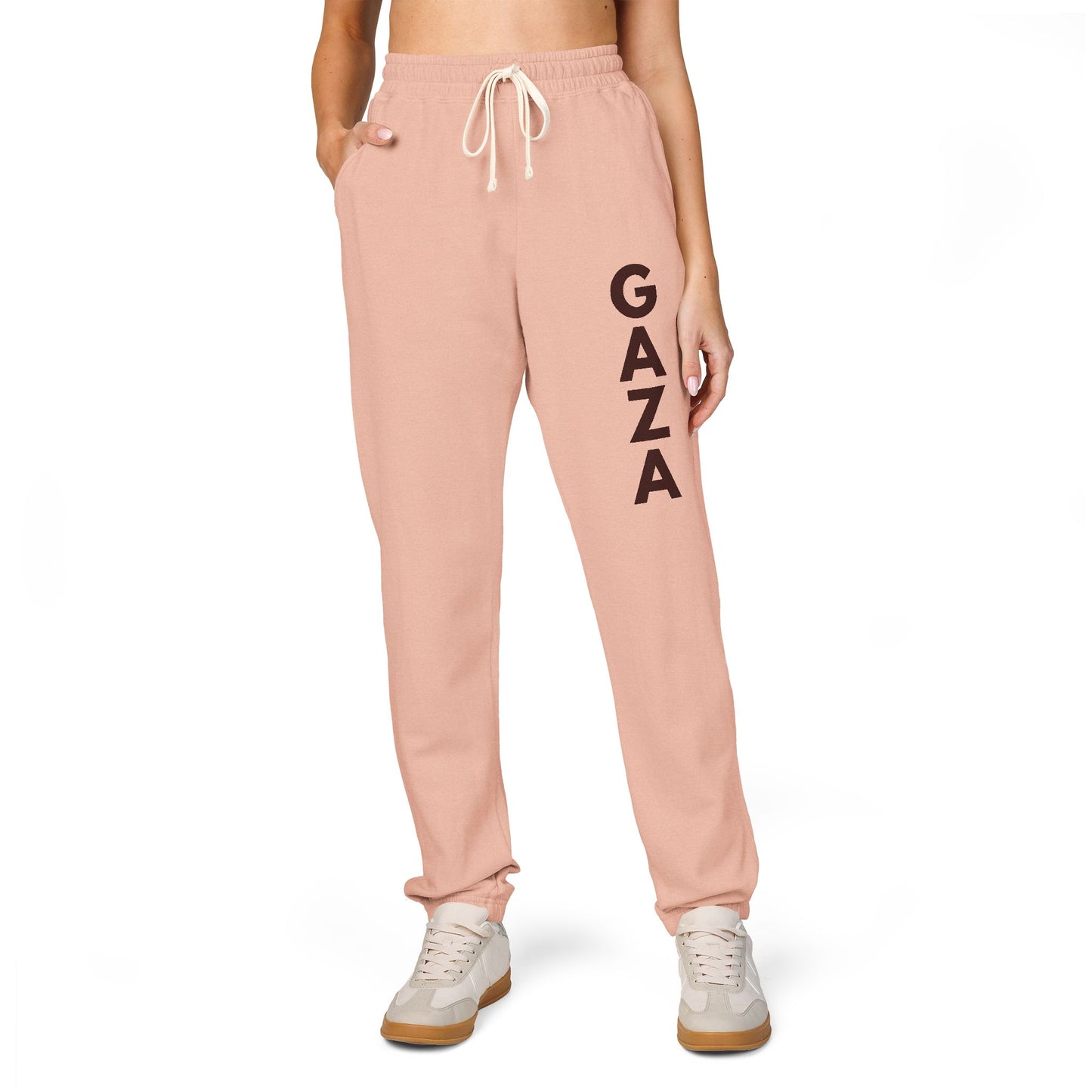 Joggers for Gaza – Unisex Cotton Fleece Sweatpants for Comfort & Solidarity