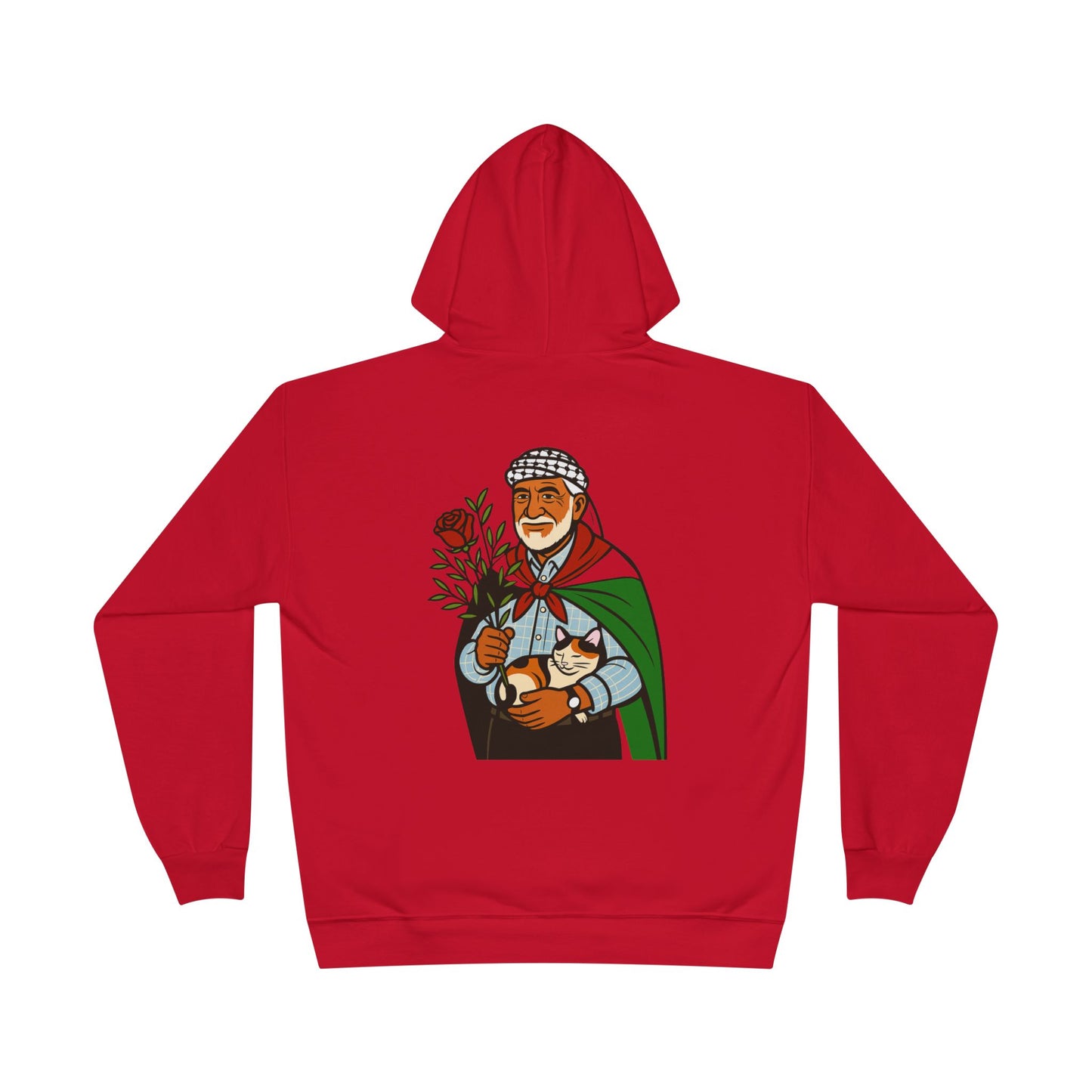 'We Remain', Palestine Ancenstoral Tribute | Eco Unisex Hoodie Sweatshirt (2 Sided Print)