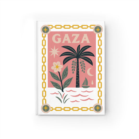 For Gaza, For Memory and Hope – Premium Heritage Ruled Journal in White