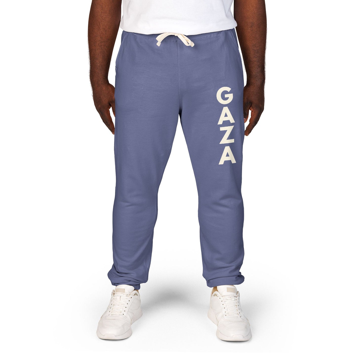 Joggers for Gaza – Unisex Cotton Fleece Sweatpants for Comfort & Solidarity