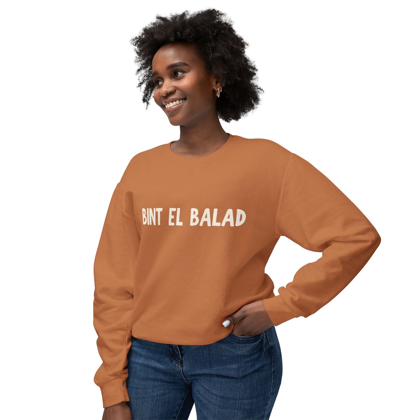 'Bint El Balad' | 'Daughter of the Land' | Cotton Sweatshirt