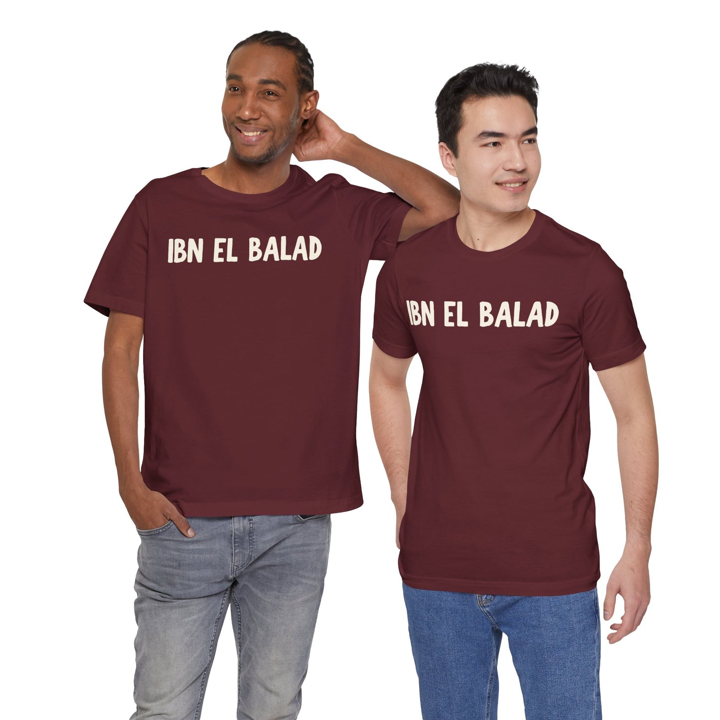 'Ibn El Balad' 'Son of the Land' Jersey Cotton Jersey Tee | Arab Hyphenated™ Staple