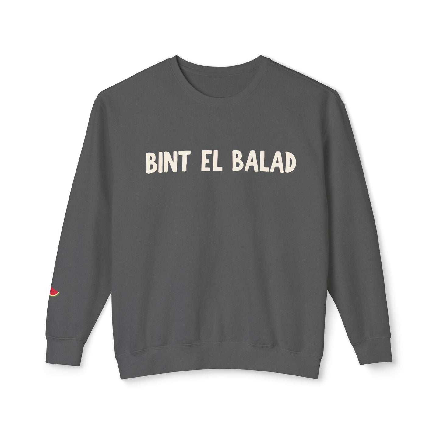 'Bint El Balad' | 'Daughter of the Land' | Cotton Lightweight Sweatshirt | Arab Hyphenated