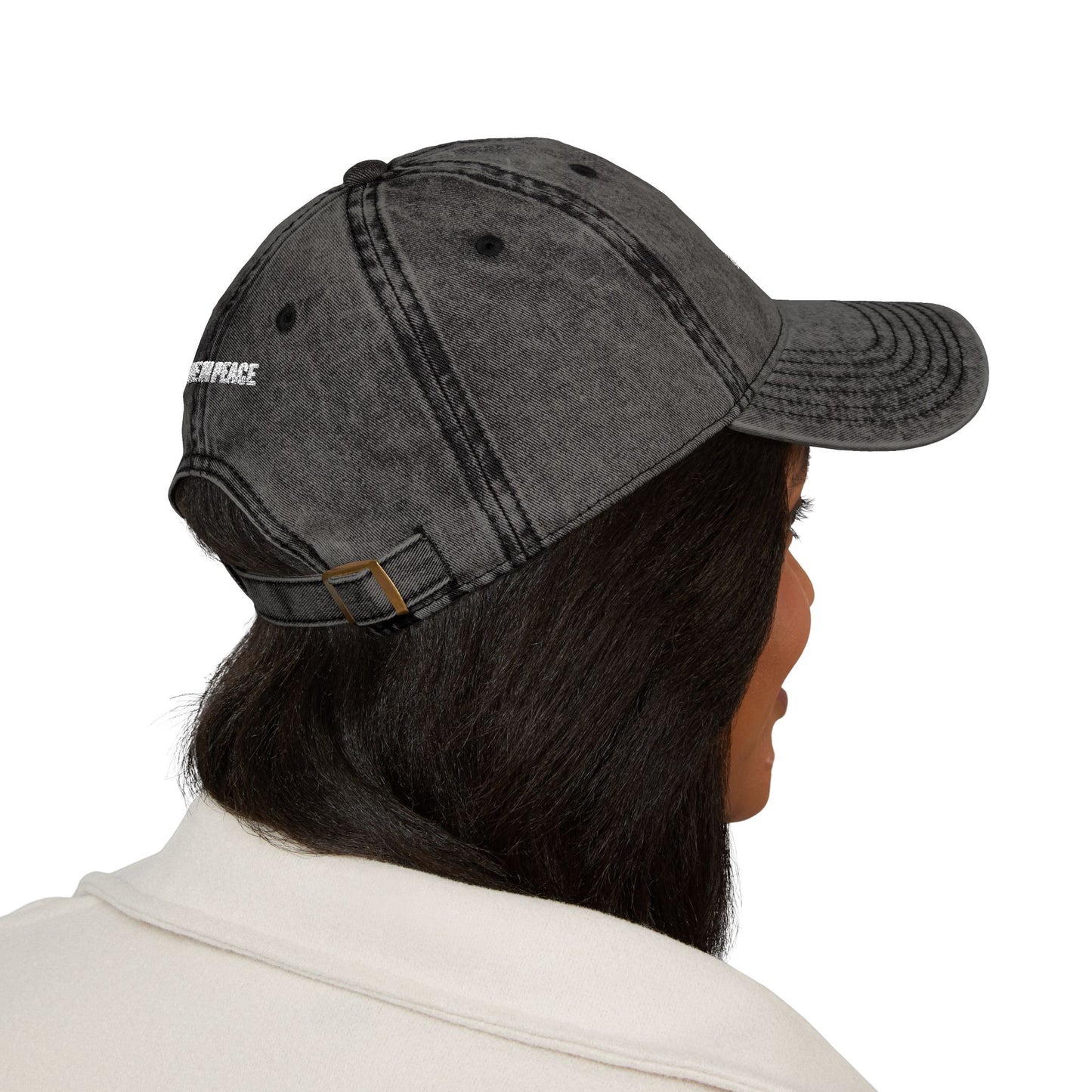 'Alien Nation. We come in peace.' Embroidered Vintage Heritage Ball Cap (2-Sided Print)