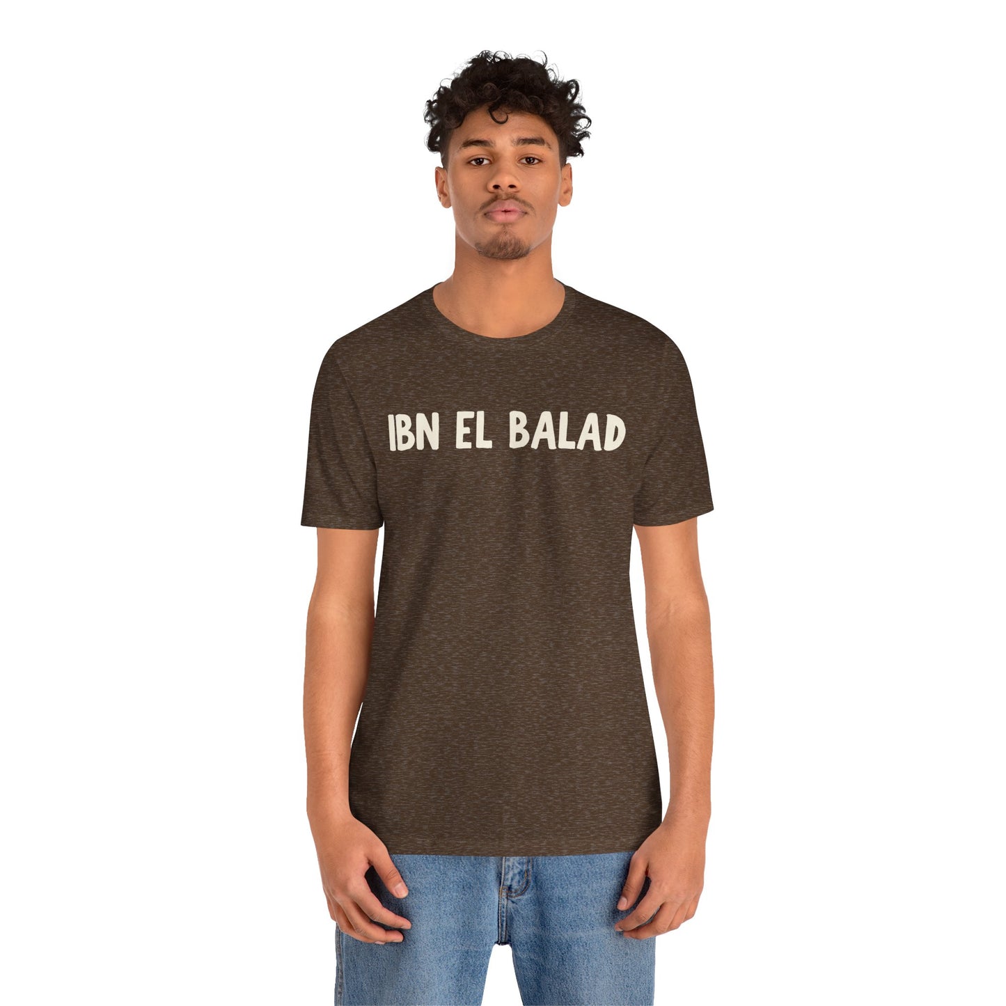 'Ibn El Balad' 'Son of the Land' Jersey Cotton Jersey Tee | Arab Hyphenated™ Staple