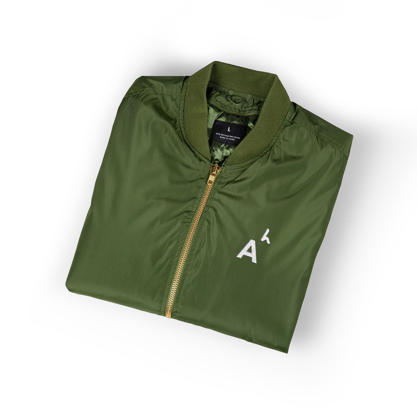Arab Hyphenated™ Minimalist Eco-Friendly Embroidered Designer Bomber Jacket