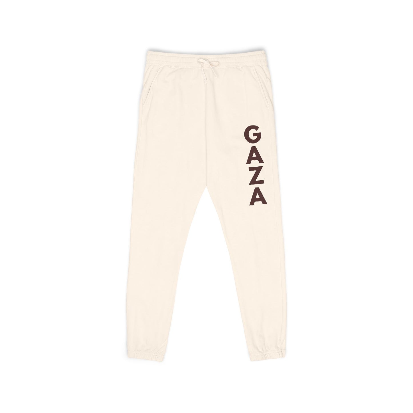 Joggers for Gaza – Unisex Cotton Fleece Sweatpants for Comfort & Solidarity