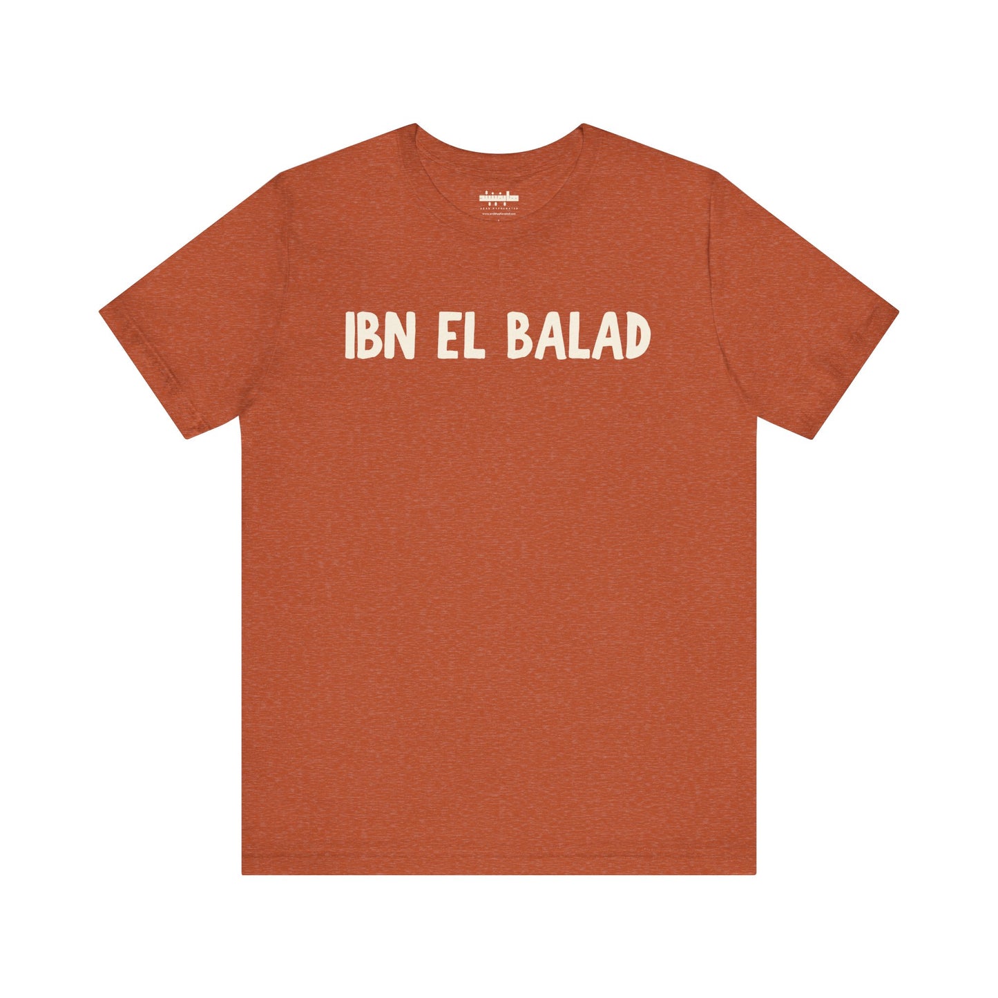 'Ibn El Balad' 'Son of the Land' Jersey Cotton Jersey Tee | Arab Hyphenated™ Staple