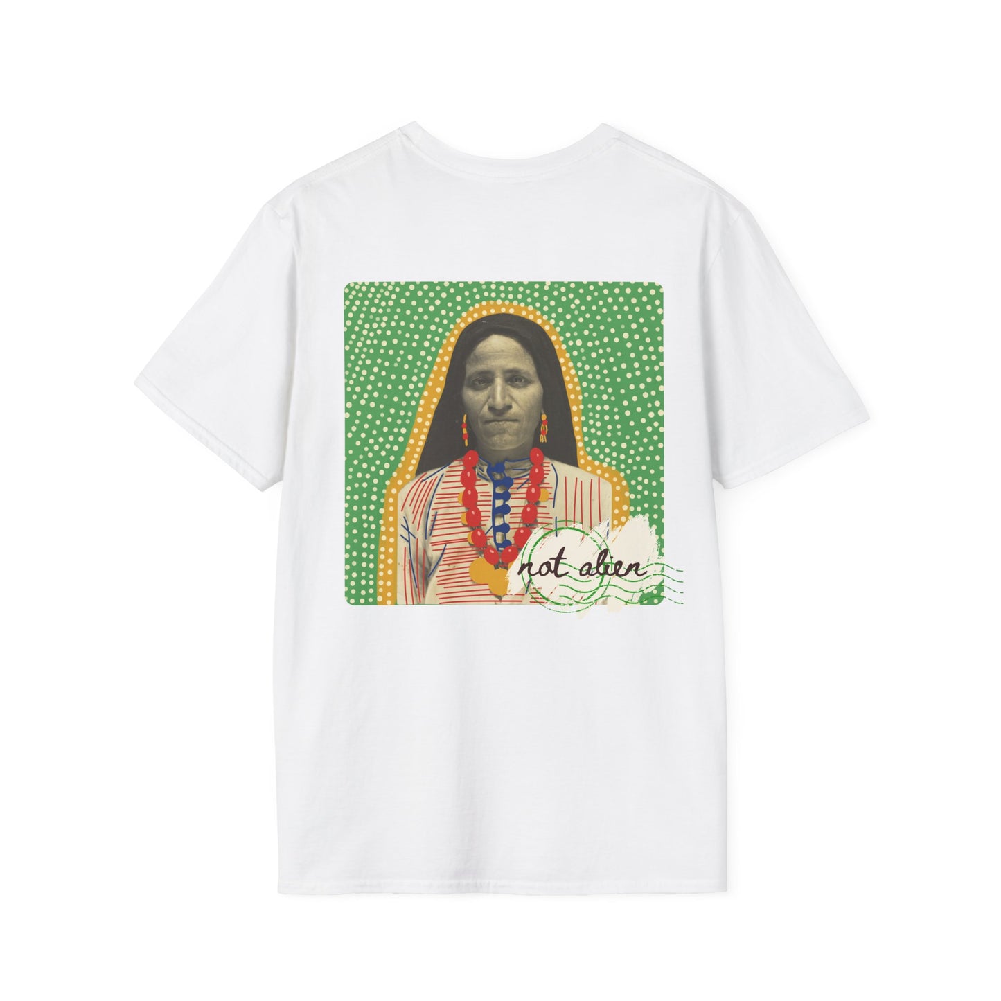 'Not Alien' Ancestor Tribute Heritage Cotton T-Shirt, Unisex | Syrian Immigrant, Ellis Island, 1926