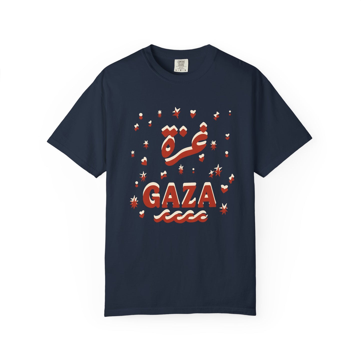 "Starry Night in Gaza" (Arabic and English) Unisex T-Shirt