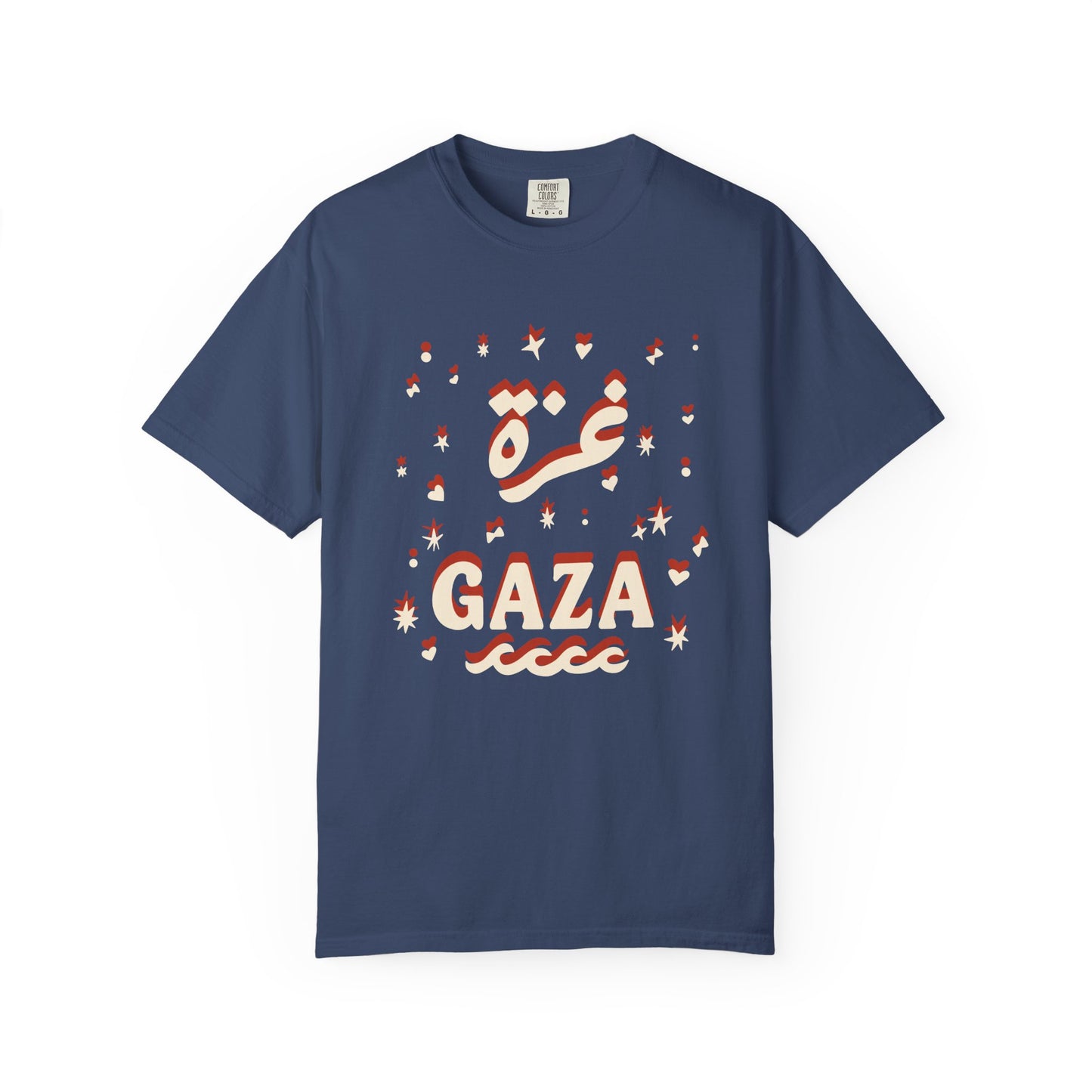 "Starry Night in Gaza" (Arabic and English) Unisex T-Shirt