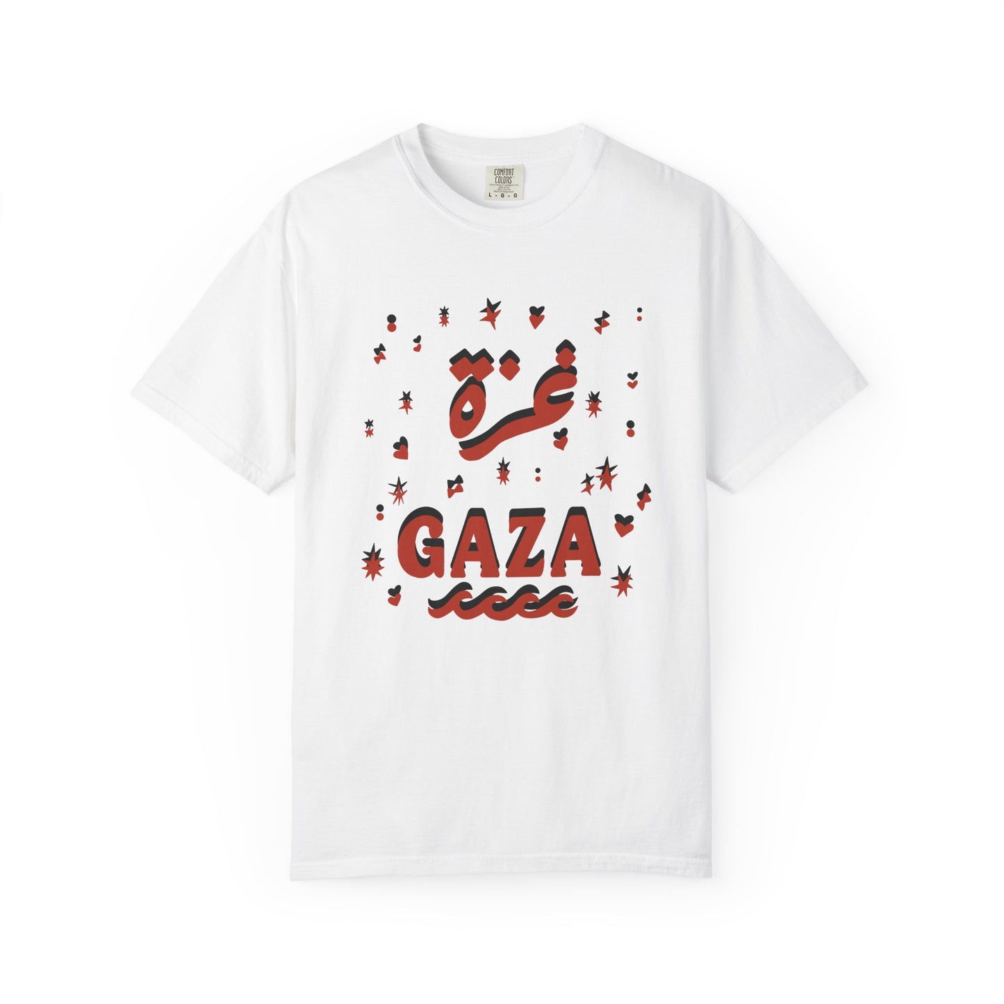 "Starry Night in Gaza" (Arabic and English) Unisex T-Shirt