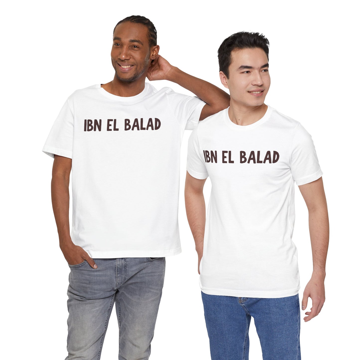 'Ibn El Balad' 'Son of the Land' Jersey Cotton Jersey Tee | Arab Hyphenated™ Staple