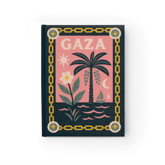 For Gaza, For Memory and Hope – Premium Ruled Journal in Deep Teal