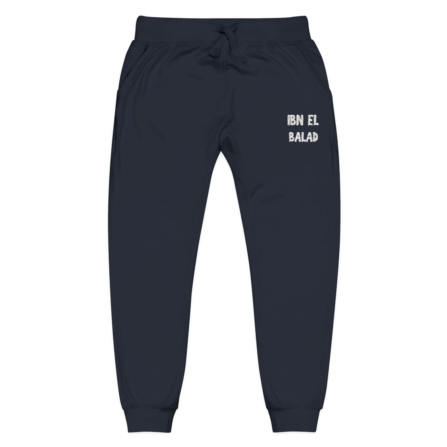 'Ibn El Balad' Fleece Embroidered Joggers | Arab Hyphenated™ Staple