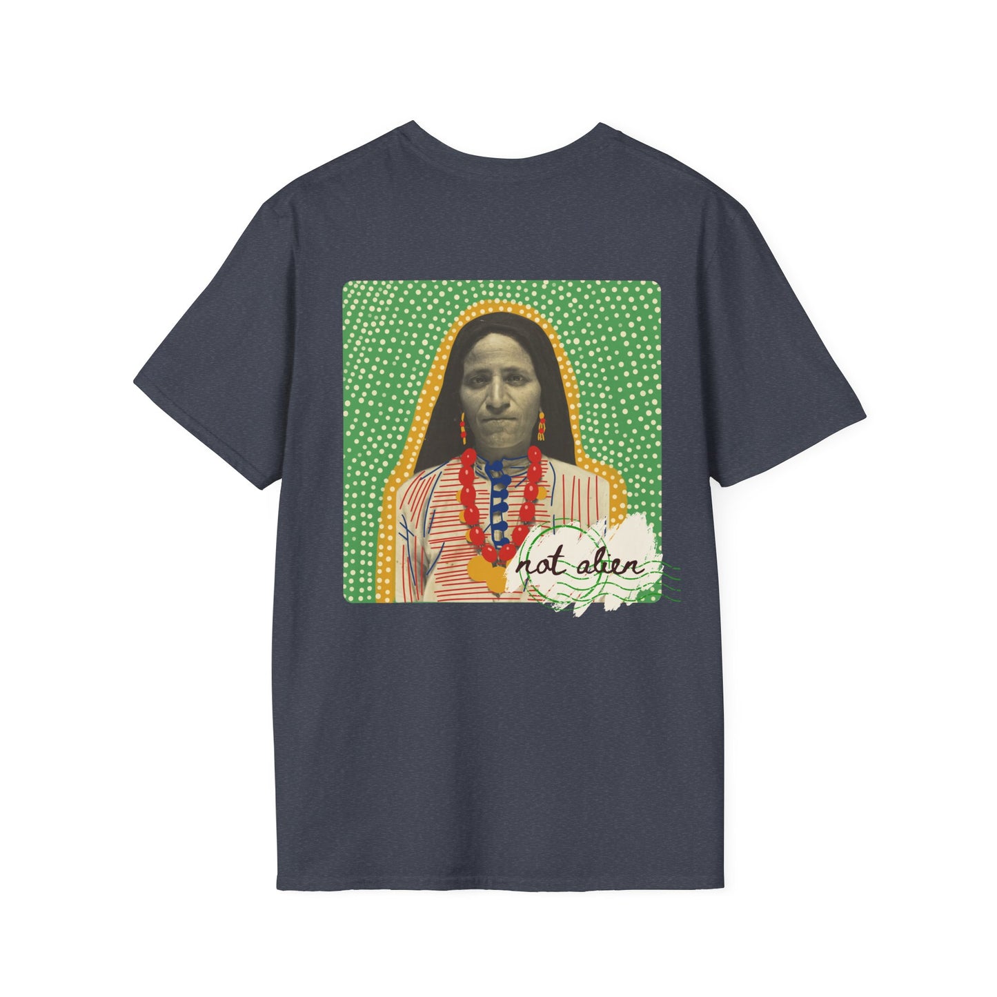 'Not Alien' Ancestor Tribute Heritage Cotton T-Shirt, Unisex | Syrian Immigrant, Ellis Island, 1926