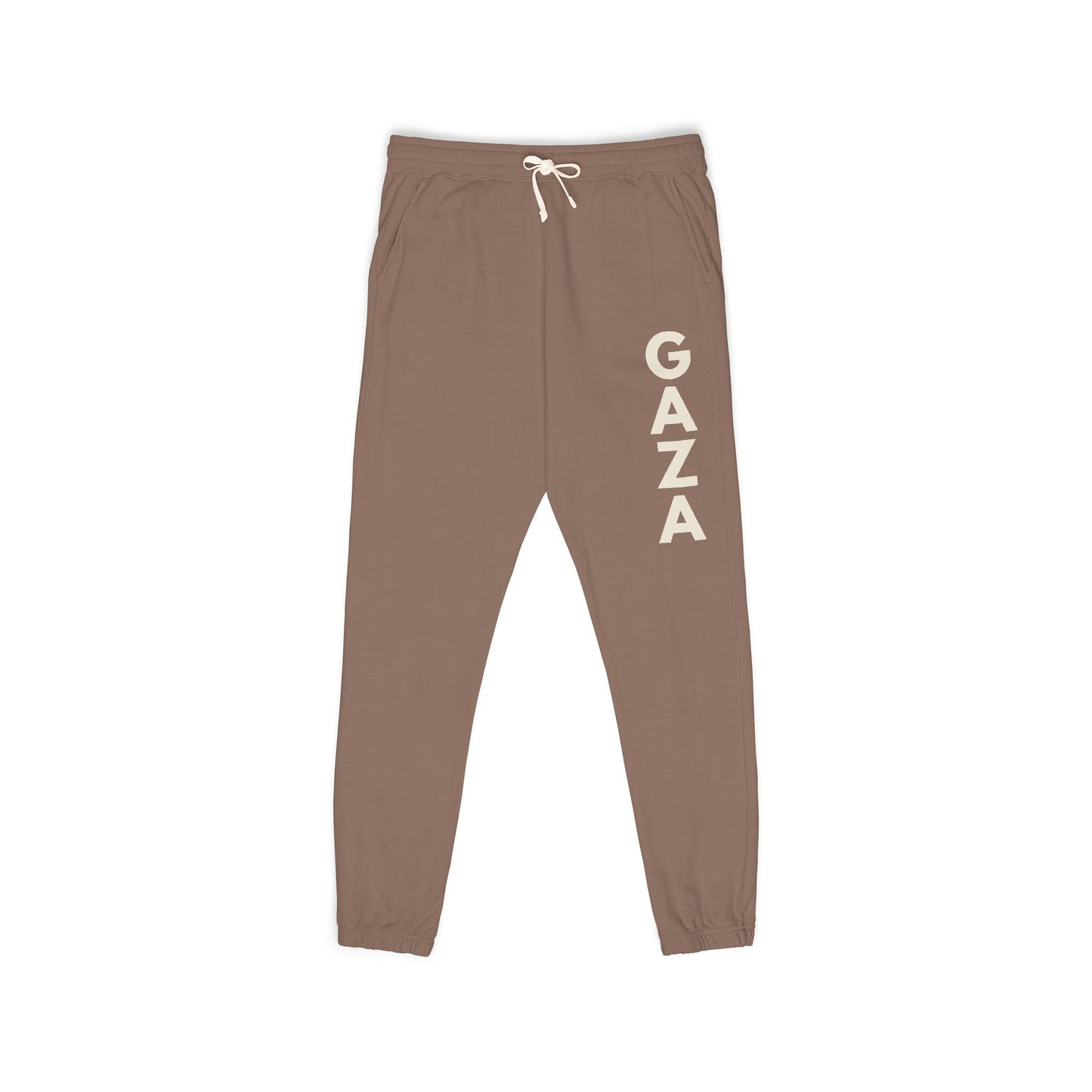 Joggers for Gaza – Unisex Cotton Fleece Sweatpants for Comfort & Solidarity