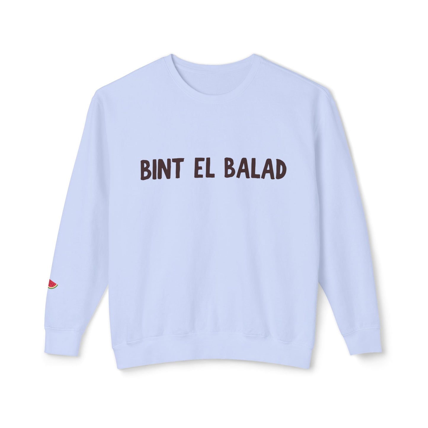 'Bint El Balad' | 'Daugher of the Land' | Cotton Lightweight Sweatshirt | Light Colors