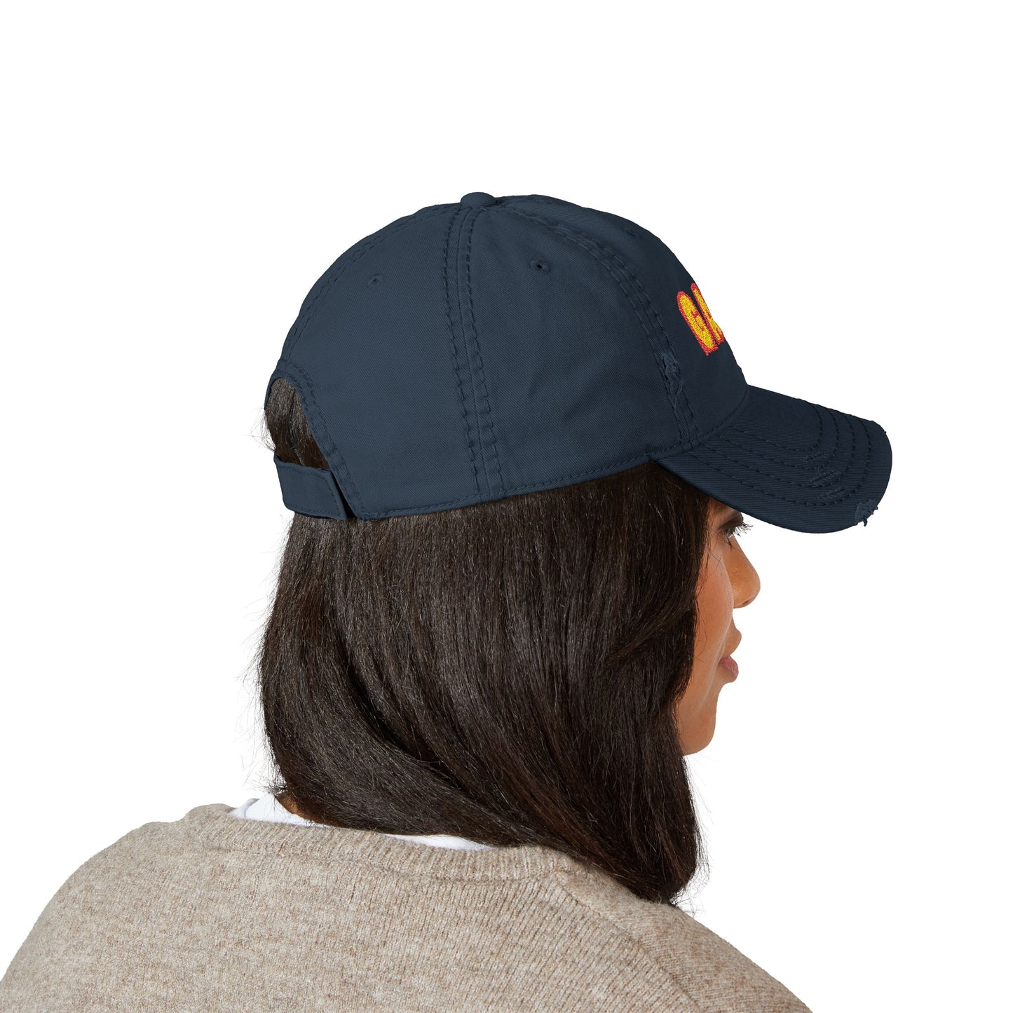 'For Gaza' Distressed Embroidered Heritage Ball Cap | Limited Edition