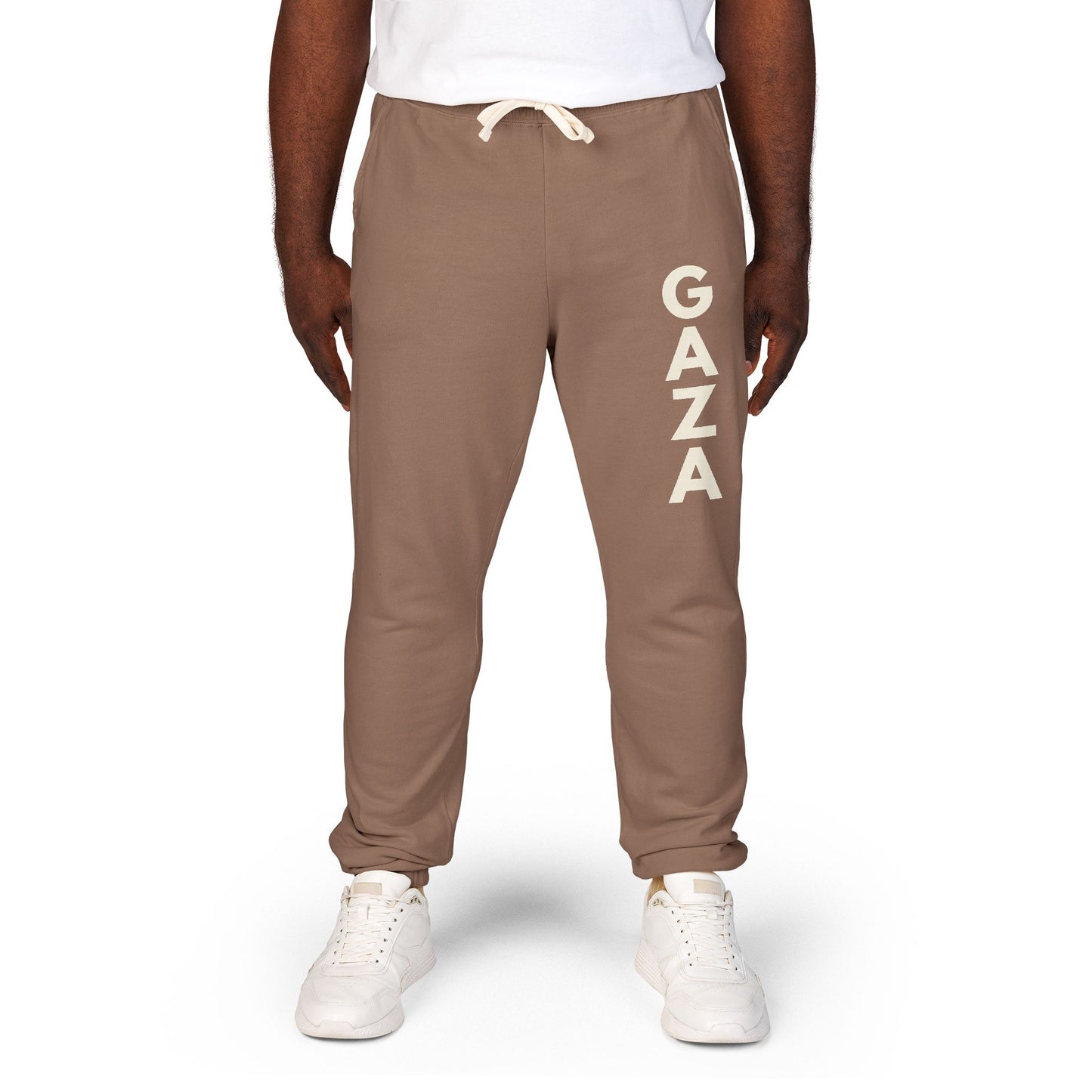 Joggers for Gaza – Unisex Cotton Fleece Sweatpants for Comfort & Solidarity