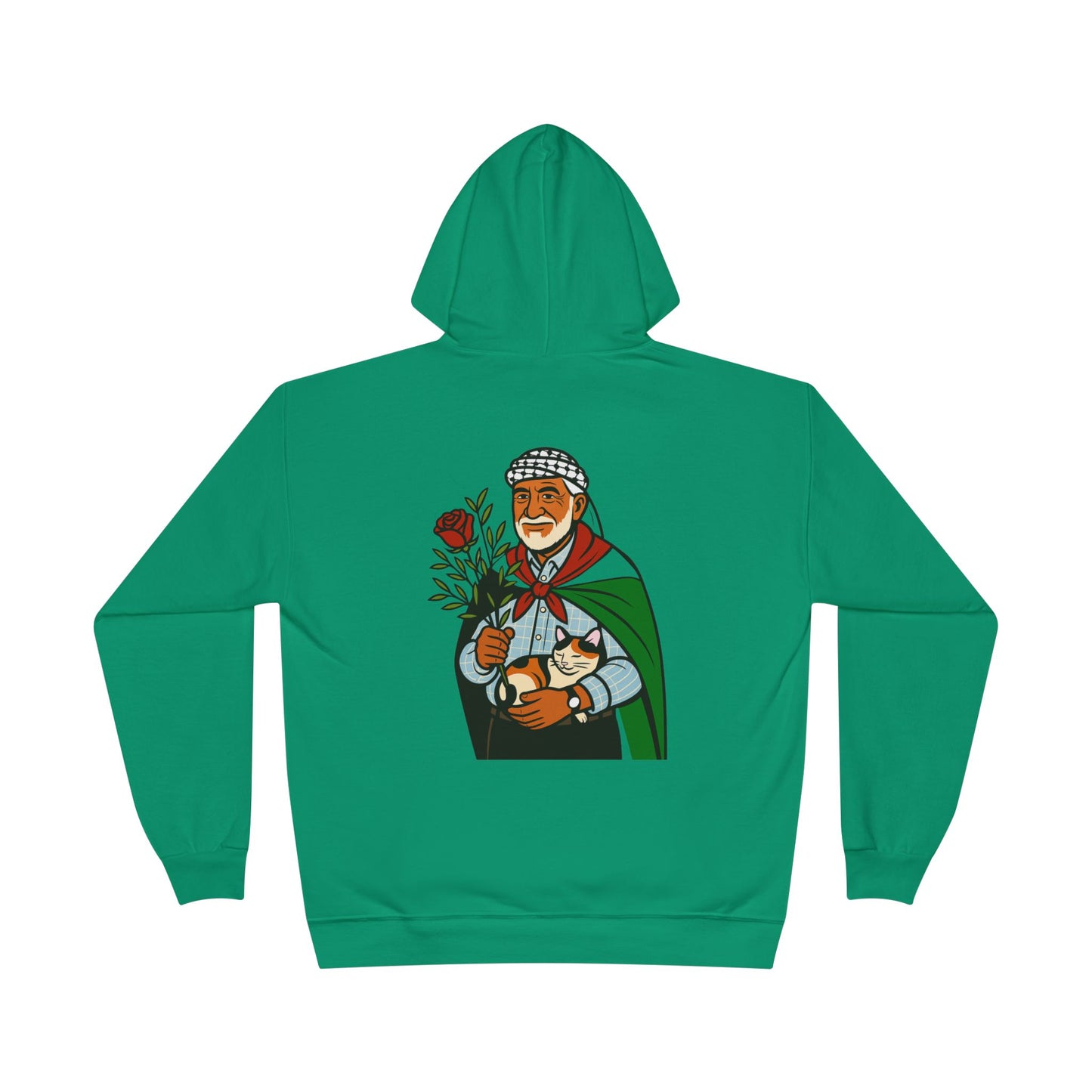 'We Remain', Palestine Ancenstoral Tribute | Eco Unisex Hoodie Sweatshirt (2 Sided Print)