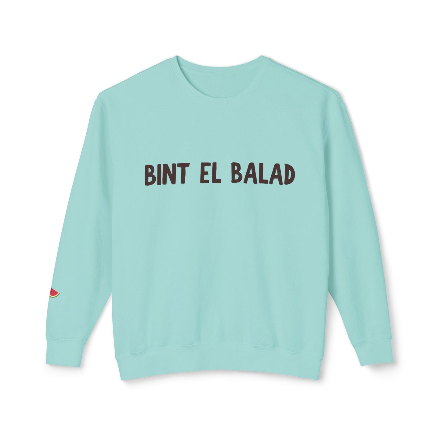 'Bint El Balad' | 'Daugher of the Land' | Cotton Lightweight Sweatshirt | Light Colors