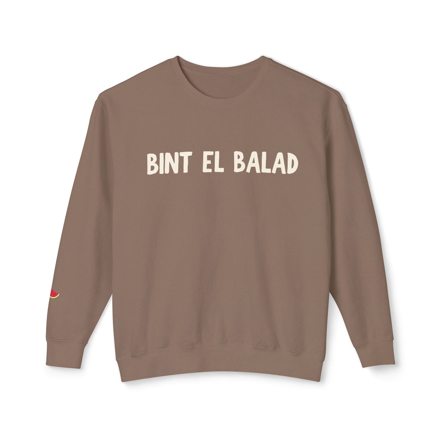 'Bint El Balad' | 'Daughter of the Land' | Cotton Lightweight Sweatshirt | Arab Hyphenated