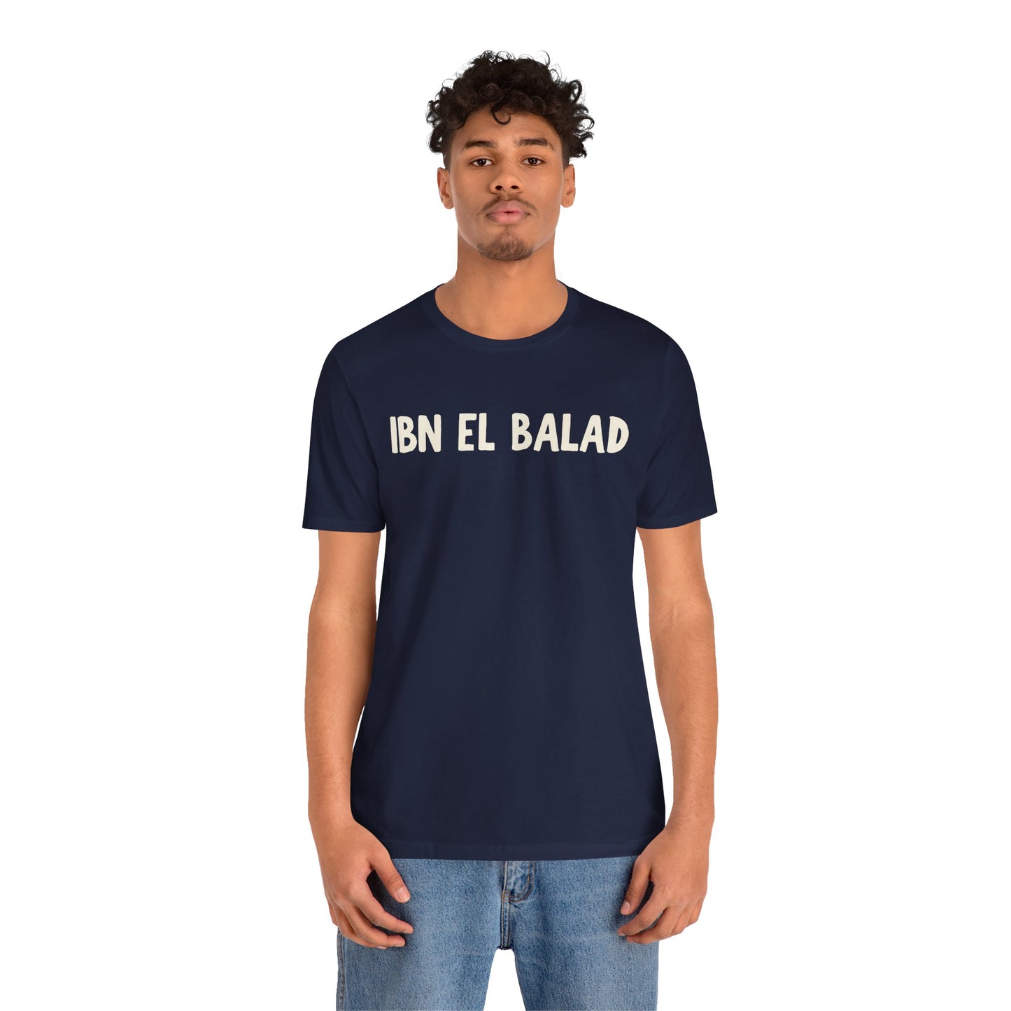 'Ibn El Balad' 'Son of the Land' Jersey Cotton Jersey Tee | Arab Hyphenated™ Staple