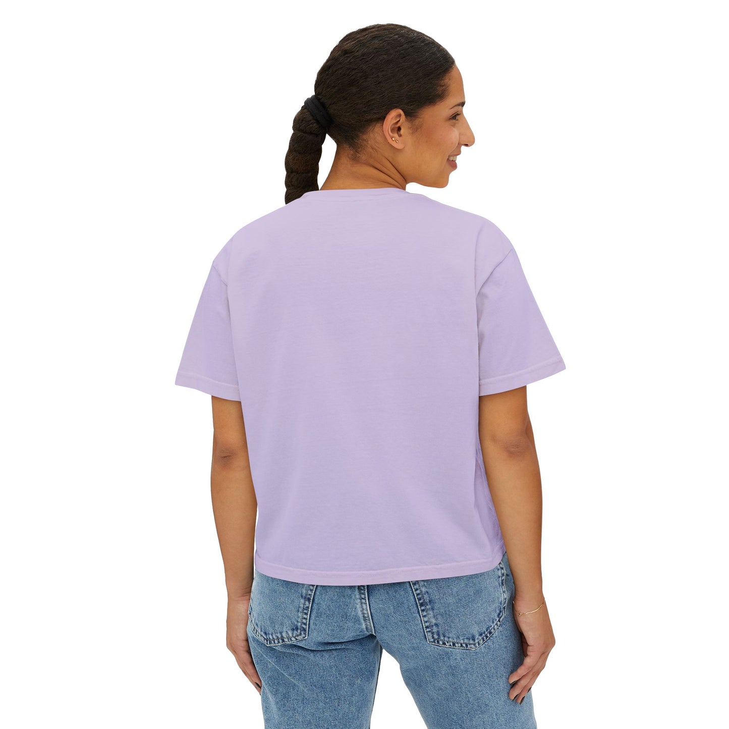 Boxy Organic Women’s Tee | 'Arab Hyphenated' Logo