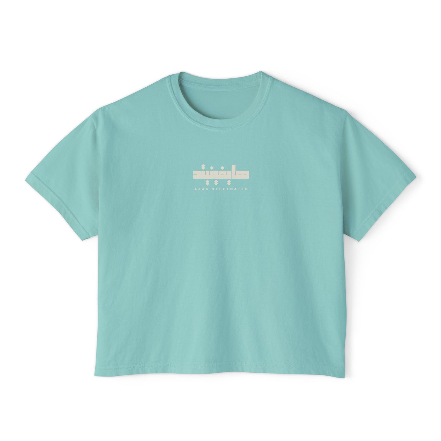 Boxy Organic Women’s Tee | 'Arab Hyphenated' Logo