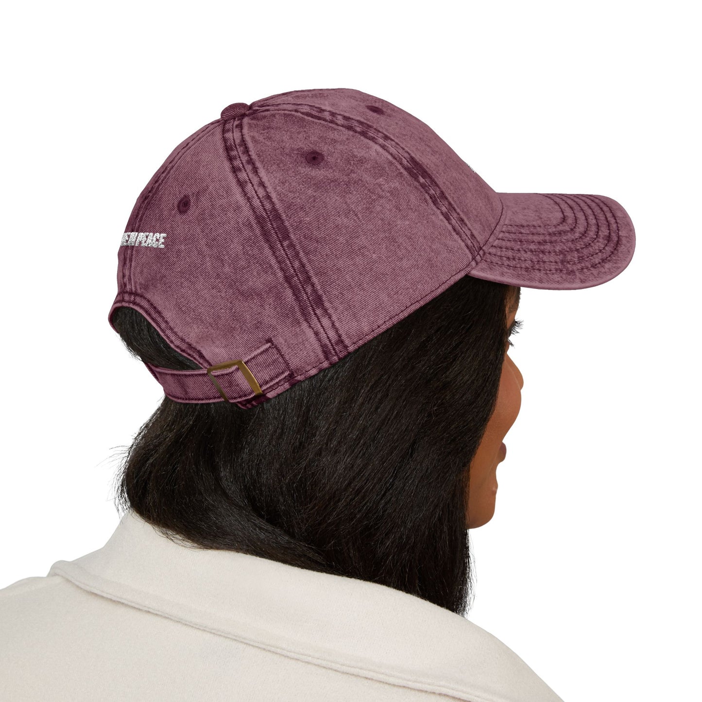 'Alien Nation. We come in peace.' Embroidered Vintage Heritage Ball Cap (2-Sided Print)