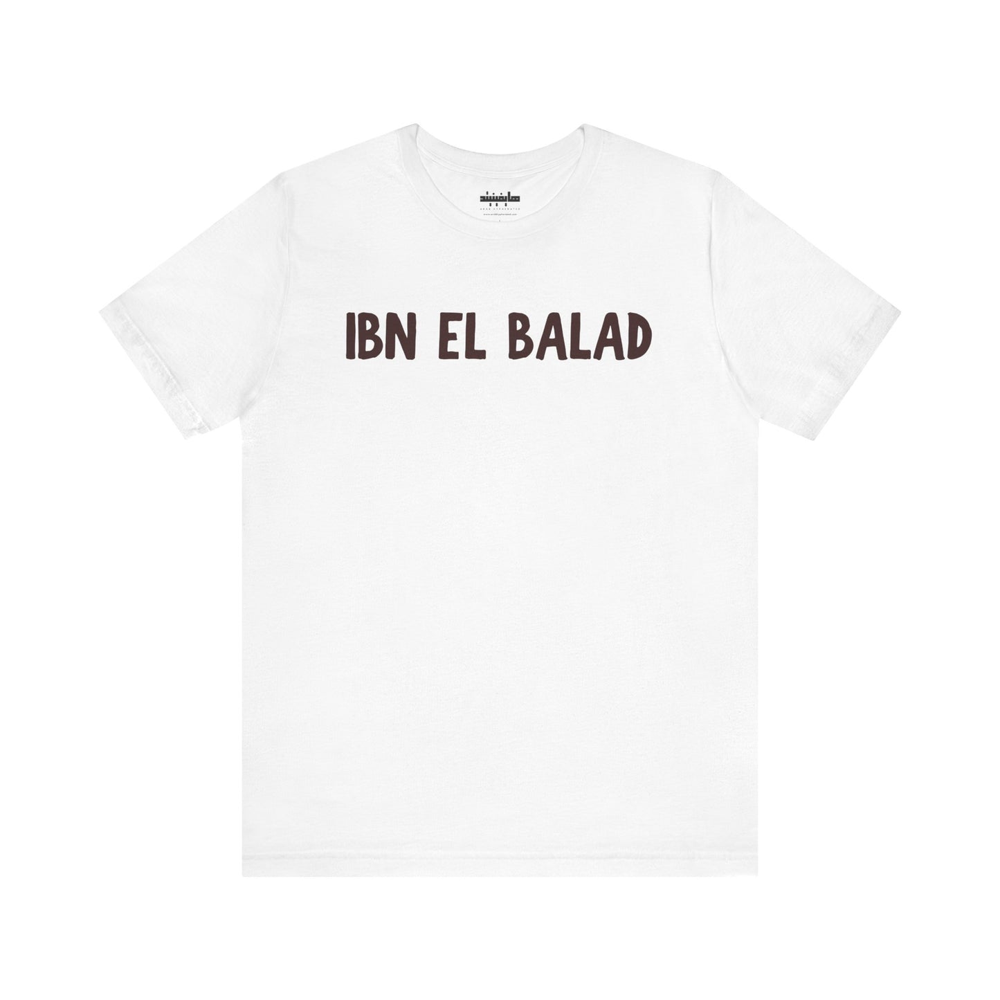 'Ibn El Balad' 'Son of the Land' Jersey Cotton Jersey Tee | Arab Hyphenated™ Staple