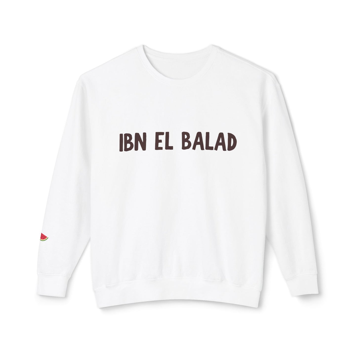 'Ibn El Balad' | 'Son of the Land' | Unisex Lightweight Crewneck | Light Colors