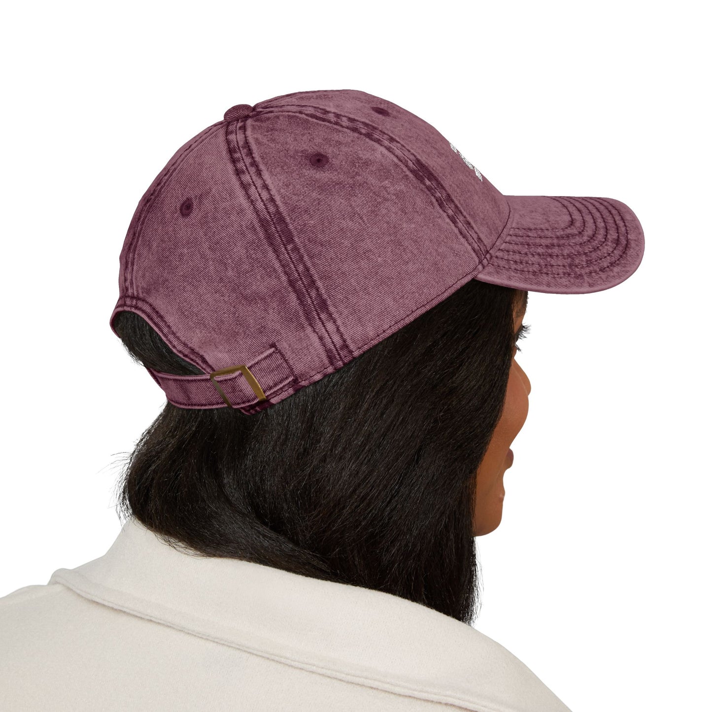'I stand with Gaza' | انا مع غزّة | Embroidered in Arabic - Vintage Ball Cap (Unisex)