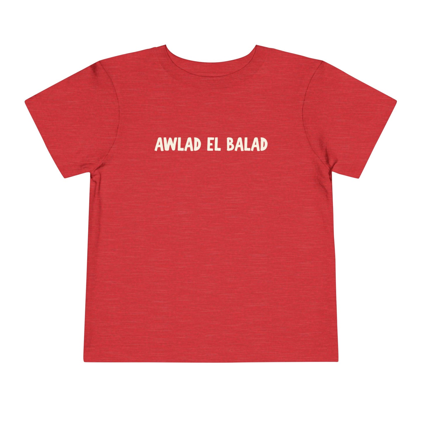'Awlad El Balad' 'Children of the Land' Toddler Tee | Arab Hyphenated™ Staple