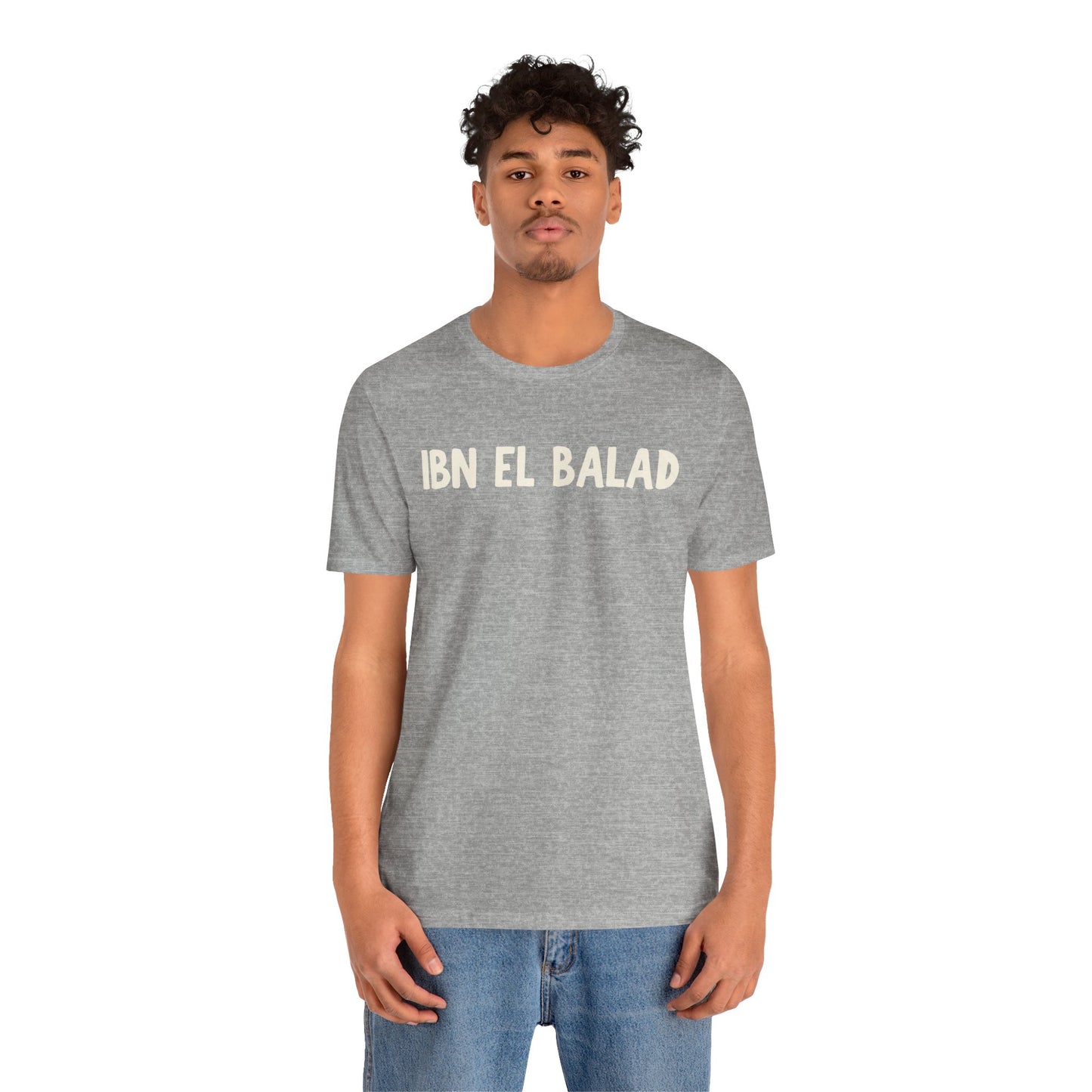 'Ibn El Balad' 'Son of the Land' Jersey Cotton Jersey Tee | Arab Hyphenated™ Staple