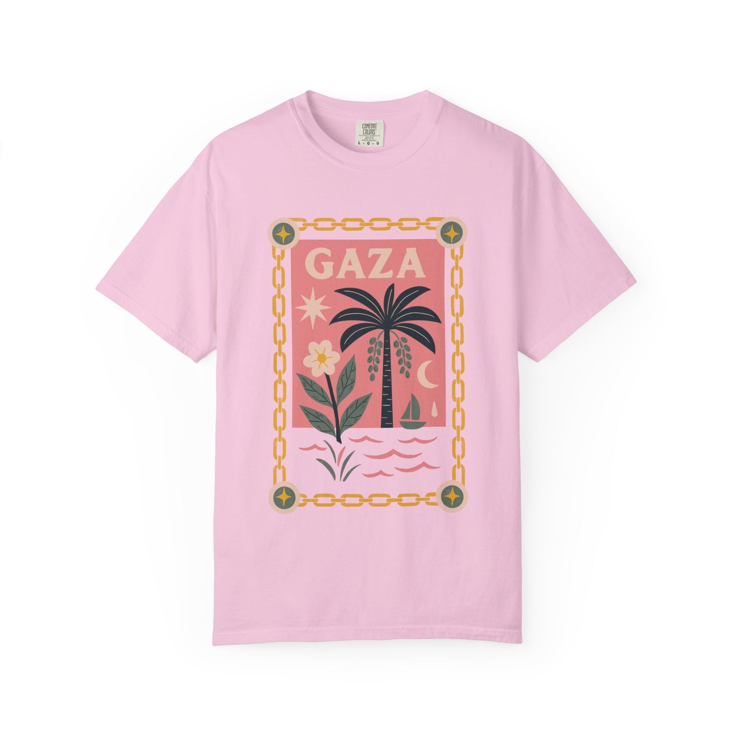 Gaza 'Break the Chains' Unisex Graphic T-Shirt | Front Print
