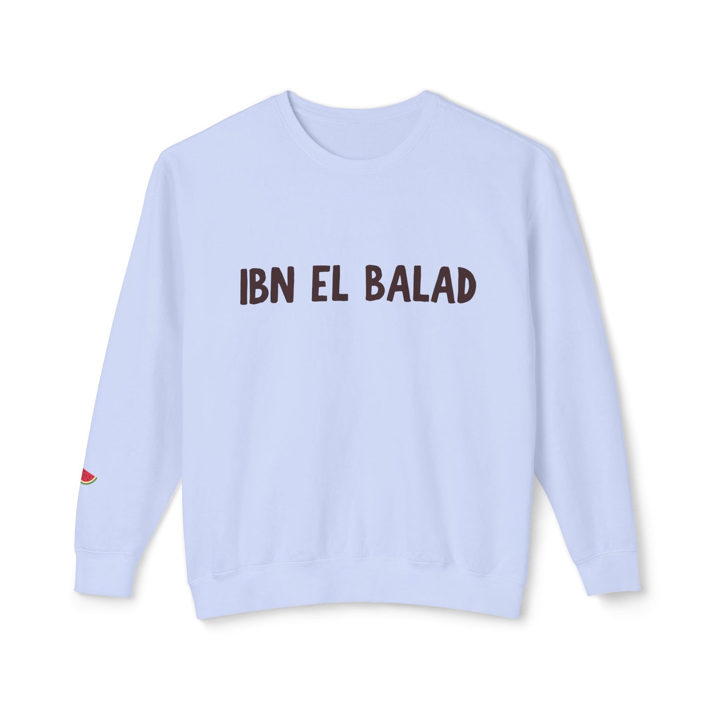 'Ibn El Balad' | 'Son of the Land' | Unisex Lightweight Crewneck | Light Colors